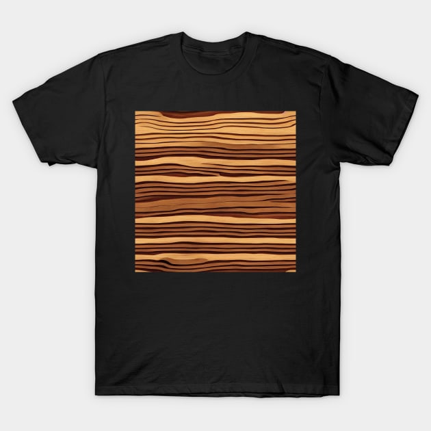 Wood pattern, model 17 T-Shirt by Endless-Designs